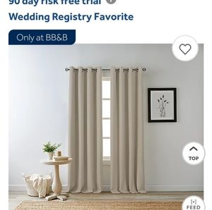 Bee & Willow Home Grommet Panel one panel